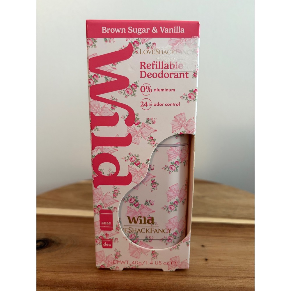 Wild Loveshackfancy X Target Brown Sugar & Vanilla Refillable Deodorant NEW
